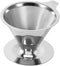 Coffee Filter Cup, fosa 1Pc Stainless Steel Coffee Cup Filter for Pour Over Coffee Makers