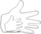 PME Hand Cookie and Cake Cutters, Set of 2, Small and Large Sizes