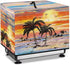 Palm Tree Sunset Dust Cover for Meat Slicer - Waterproof Foldable Cover for Kitchen Small Appliances