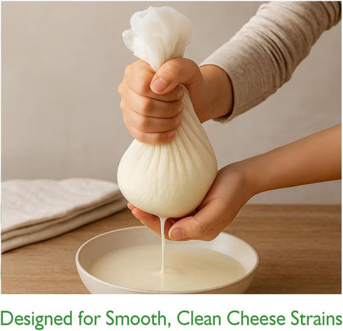 6 100 20x20 Inches Urban Villa Pcs Cheese Cloths | Grade Cheesecloth for Straining Cheese | Unbleached Muslin Cloth