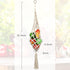 Geiserailie 2 Pieces Hanging Fruit Basket, Macrame Hanging Basket for Potato Onion and Fruit Storage, Boho Decor for