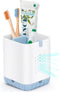 Boperzi Toothbrush Holders for Bathrooms, Anti-Slip Countertop Organizer for Electric Toothbrush and Razor (Blue)