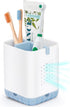 Boperzi Toothbrush Holders for Bathrooms, Anti-Slip Countertop Organizer for Electric Toothbrush and Razor (Blue)