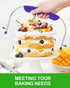 Adjustable 2-Wire Cake Slicer Leveler - Small Cake Cutter for Leveling Layer Cakes, Professional Baking Tool with