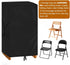 20x12x39inch POMER Folding Chair Storage Bag for Plastic, Resin, and Wood Folding Chairs Waterproof Chair Cover