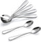 Hiware 6-Piece Stainless Steel Demitasse Espresso Spoons, 4 Inches Mini Coffee Spoons