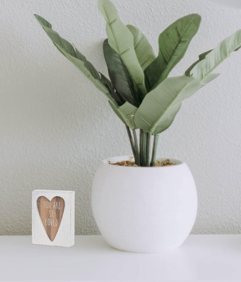 Collins Painting Mini Carved Wood Block Sign, You Are So Loved