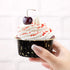 EUSOAR Assorted Colors Cupcake Muffin Liners, 5oz Aluminum Baking Cups with Lids, 50pcs