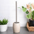360 Set Clasin Home Toilet Bowl Brush and Holder with Stainless Steel Long Handle, Toilet Scrubber Brush with Durable