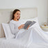 Nestl White King Pillow Cases - 20x40 Inches, Soft Microfiber, Envelope Closure, Set of 2