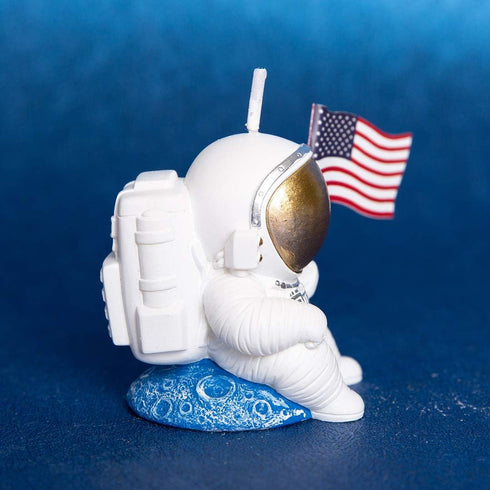 Spaceman Birthday Candle, Astronaut Theme for Birthday Party and Baby Shower (style1)