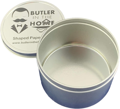 100 Count Skull Head Skeleton Shaped Paper Clips, White, Great for Collectors or Office Gift, Comes in Round Tin