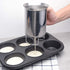 Stainless Steel Pancake Cupcake Batter Dispenser, Great for Cupcakes, Belgian Waffles, Crepes, Muffin Baking (800ml)
