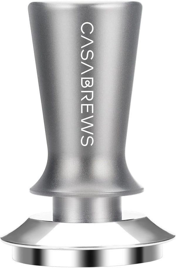 CASABREWS Espresso Tamper 51mm, Premium Calibrated Coffee Tamper with Spring Loaded, Flat Stainless Steel
