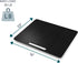 Ibyx Elegant Sliding Tray for Coffee Maker & Kitchen Appliances, Sturdy, Slides Easily from Under Cabinet (Black, Large)