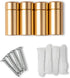 Wexel Art 1" Gold Stainless Steel Mounting Hardware for Acrylic Floating Frames, Pack of 4