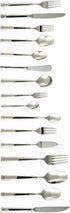 Fortessa Bistro 18/10 Stainless Steel Flatware Serving Spoon, 8.9-Inch, Silver