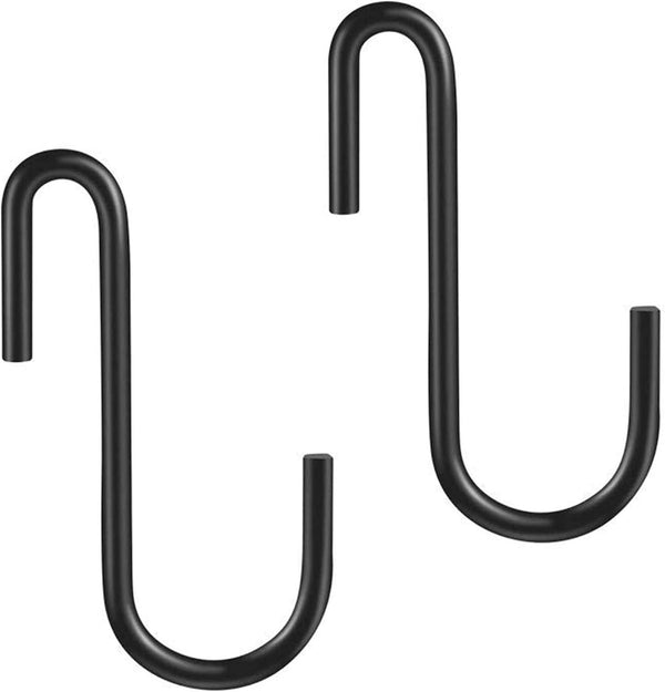 YourGift 10 Pack 3 Inch Heavy Duty S Hooks - S Shaped Hooks for Kitchen, Bathroom, Bedroom, and Office