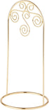 Bard's Arched Gold-toned Ornament Stand, Small Scroll, 8" H x 3.75" W x 3.75" D, Pack of 3