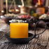 Matte Black Iron Pillar Candle Holder with Handle, Simple Industrial Style Table Centerpiece Decoration