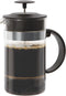 OGGI Triple Mesh Filter French Press Coffee Maker, 34 fl oz, 8 Cup Capacity, Stainless Steel Lid & Plunger