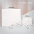 Stylish Silver & White Cocktail Napkins, 100 Disposable 5x5 Inch Wedding Napkins