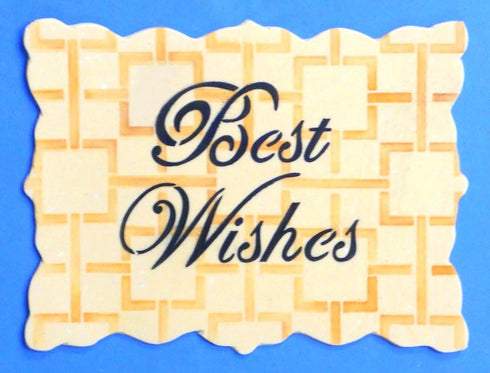 Designer Stencils Script Celebration Cake Stencils Set, Beige/Semi-Transparent
