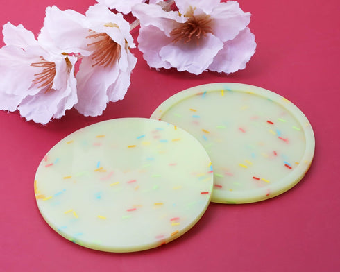 3pcs Silicone Luminous Bar Coaster, Modern Drink Mat for Outdoor Table, Creative Rug for Kitchen Decor