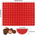 Palksky 140-Cavity Small Round Silicone Mold for Semicircle Chocolate Drops, Dog Treats Pan, Semi Sphere Gummy Candy