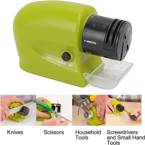 Jeanoko Motorized Knife Blade Sharpener, Electric Knife Sharpening Machine Tool for Kitchen