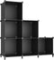 AWTATOS Cube Storage Organizer, Storage Cubes Shelves Bookshelf, 6 Cube Closet Organizers