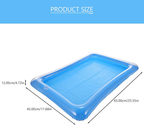 Cabilock 2pcs Water Inflatable Tray, Floating Cooler Drink Cooler for Parties, Buffet Ice Cooler