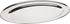 Winco OPL-18 Stainless Steel Oval Platter, 18" x 11.5"