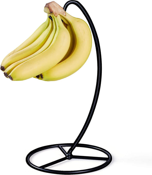 Banana Holder Stand, Banana Hanger Stand Black, Metal Bananas Tree Hanger to