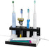 Electric Toothbrush Countertop Holder, Diatomaceous Earth Sink Organizer for Bathroom (Black)