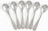 Knork Stainless Steel Demitasse Spoon Set of 6, Matte Silver Specialty Spoons