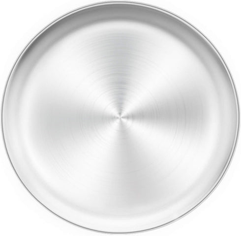 TeamFar 13.4 Inch Stainless Steel Pizza Pan, Large Round Oven Baking Bakeware, Healthy & Heavy Duty