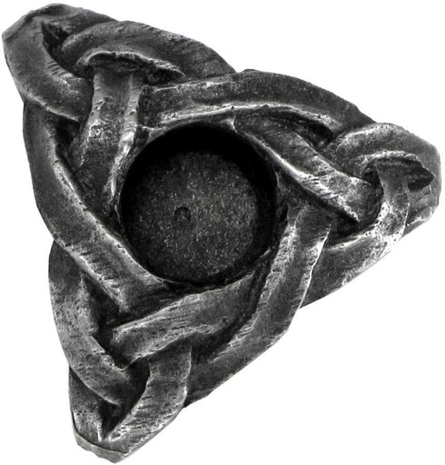 Pewter Mini Triskelion Celtic Knot Candle Holder