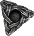 Pewter Mini Triskelion Celtic Knot Candle Holder