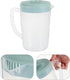 Hemoton Plastic Pitcher with Lid, 2000ml Lemonade Pitcher, Airtight Juice Beverage Jar