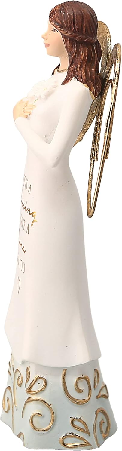 Pavilion Gift Company 5.5 Inch Angel Figurine - It is A Blessing to Have A Nana Like You, White