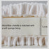 Ivymei 2 Pack Chenille Hand Towels, Kitchen Hand Towels with Loop, Soft Absorbent Bath Towels (2 Grey)