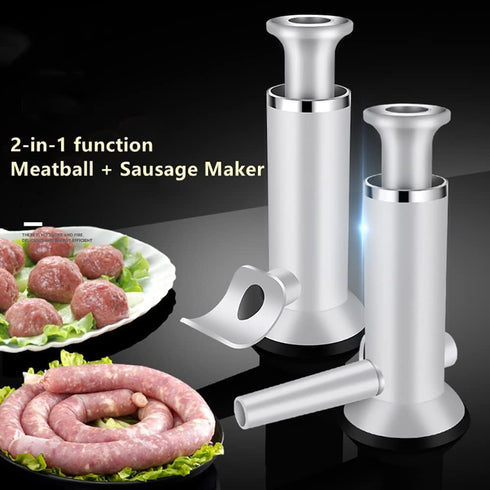 2 1 Commercial 2 Sausage Stuffer Meatball Maker - in Vertical Sausage Maker Machine Sausage Making Kit - Homemade
