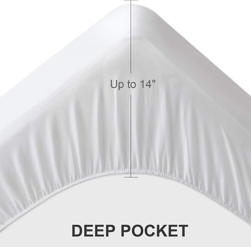 Twin Extra Long (XL) Mattress Protector Pad, Waterproof Quilted for College Dorm Room Essentials, Soft & Cooling Fitted