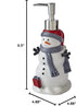 Whimsical Snowman Soap Dispenser - Perfect for Christmas & Winter Decor