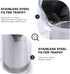 Tea Glass Infuser, 1500ml Glass Teapot with Stainless Steel Strainer, Stovetop Tea Kettle for Loose Leaf Tea