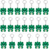 20 Pack Frog Keychains, Decorations for Back to the 80s Party, Themed Party Favors Birthday Gifts