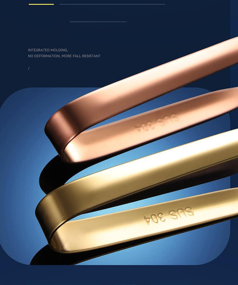 Mini Serving Tongs, Stainless Steel Small Serving Utensils Ice Tongs Sugar Tongs 4.8" (Rainbow Color) by Gegaoicom