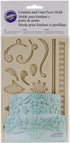Wilton Fondant and Gum Paste Silicone Mold, Lace Design