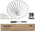 12.75 2.5 in*1.25 20-Pack Stainless Steel Plant Labels, Metal Waterproof Plant Markers,Height in, Label Area